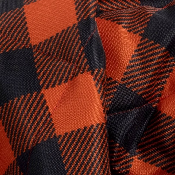 NWT Quilting Gingham Throw Blanket Black Orange Hyde and EEK! Boutique Target - Picture 5 of 5